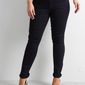 Wholesale Dark Blue Plus Size Skinny Jeans