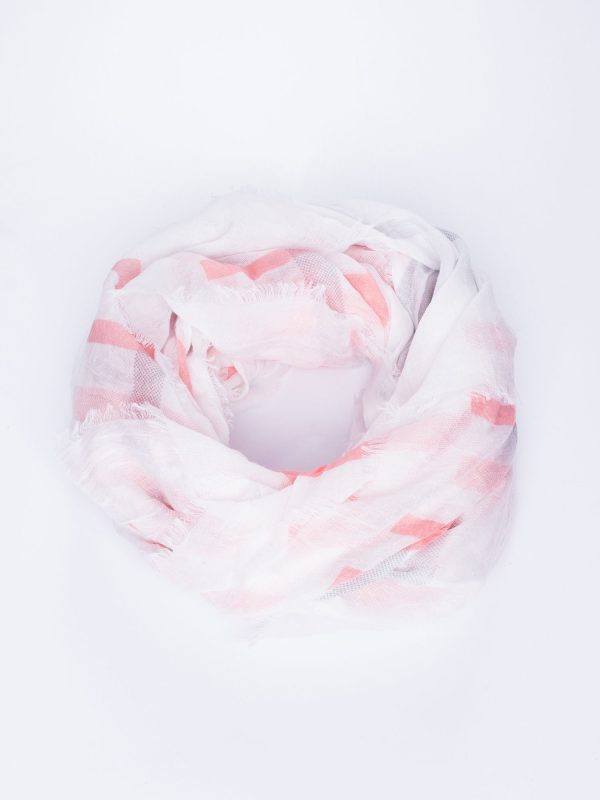 Wholesale Light pink cotton bandana with tassels