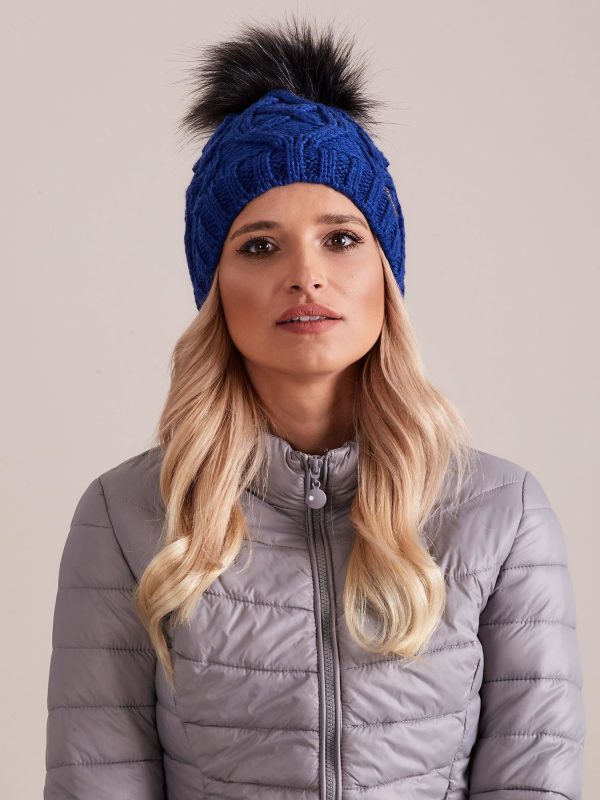 Wholesale Women's Blue Winter Hat