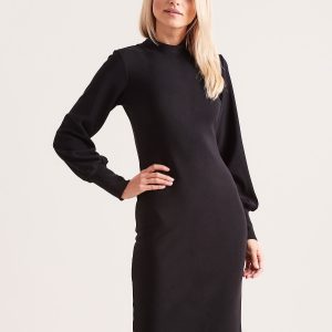 Wholesale Black Long Sleeve Dress