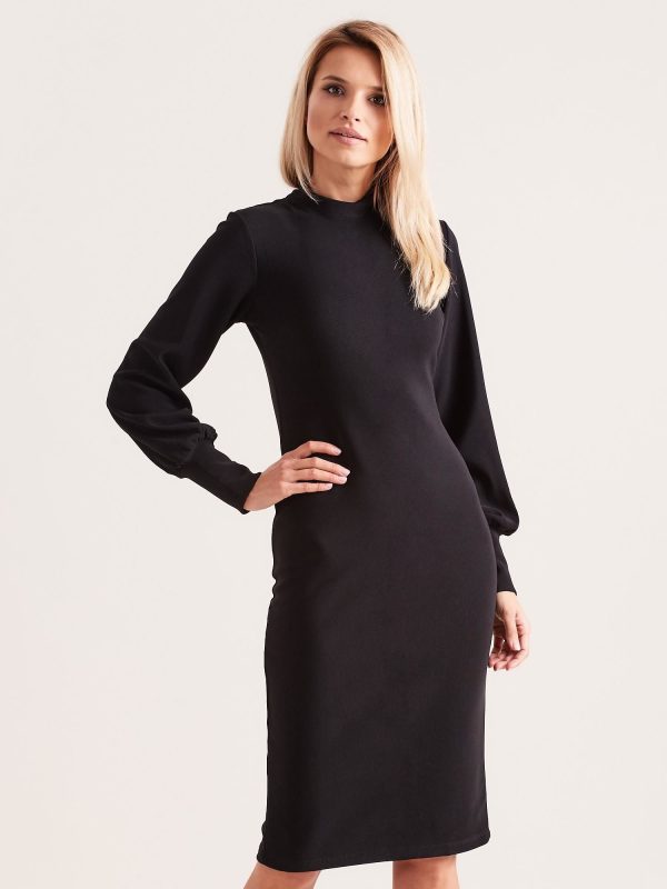 Wholesale Black Long Sleeve Dress