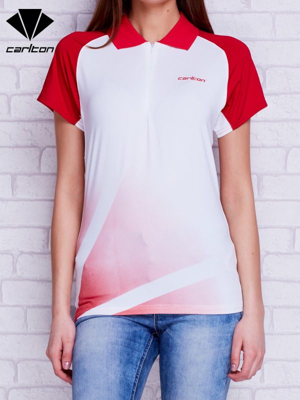 Wholesale CARLTON White Sportswear Polo Shirt