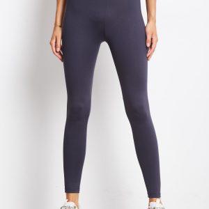 Wholesale Long Slightly Insulated Graphite Sports Leggings