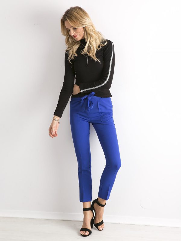 Wholesale Cobalt pants with binding