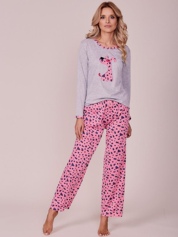 Wholesale Pale Pink Patterned Pyjamas