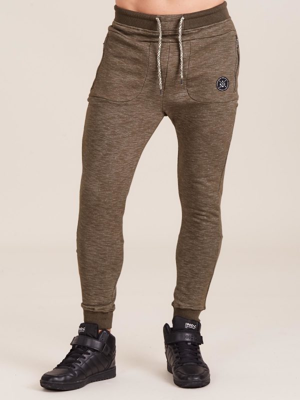 Wholesale Khaki sweatpants for man