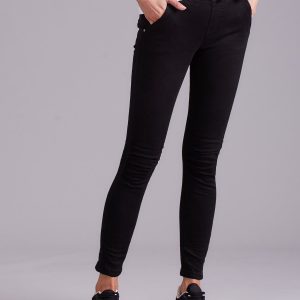 Wholesale Black jeggings with trakas