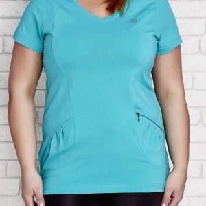 Wholesale T-shirt with pocket green