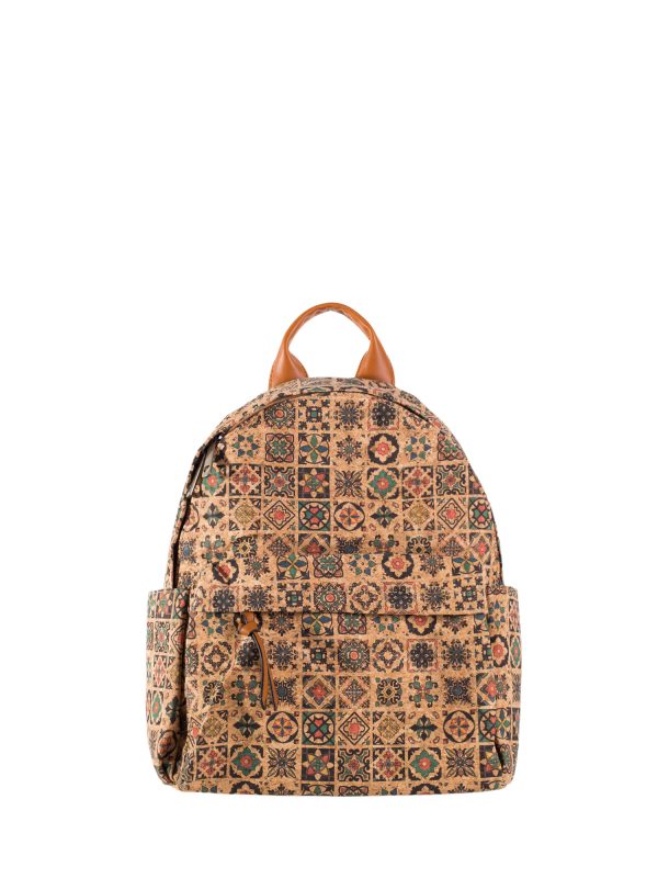 Wholesale Green capacious cork backpack