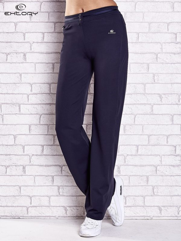 Wholesale Plus Size graphite sweatpants with buttons