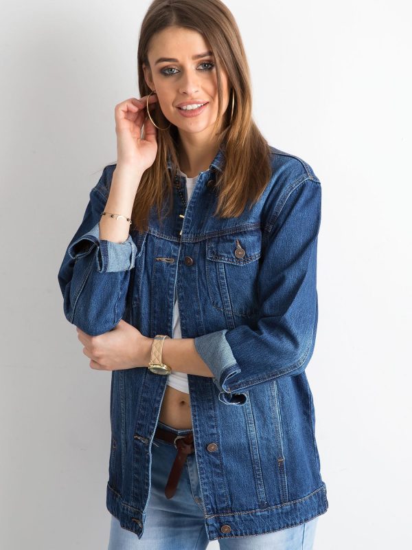 Wholesale Women's Denim Jacket Blue