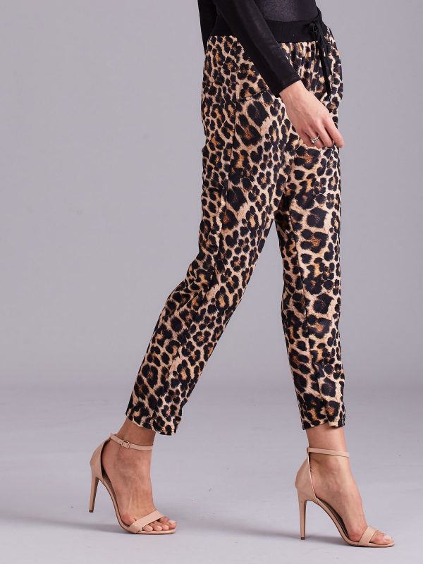 Wholesale Brown leoptern pants