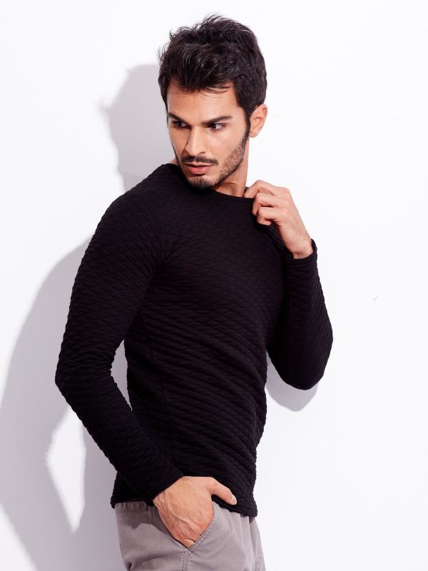 Wholesale Black blouse for men with long sleeves