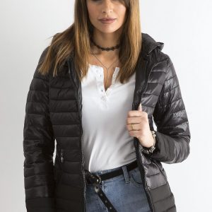 Wholesale Black Hooded Jacket