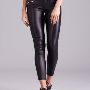 Wholesale Black High Waist Skinny Pants