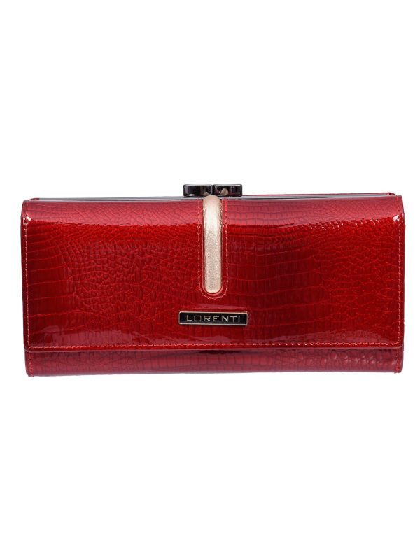 Wholesale Red Patent Leather Women's Wallet