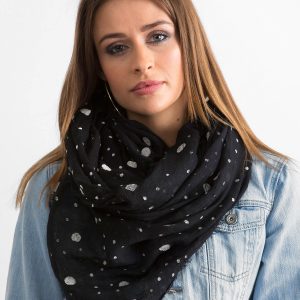 Wholesale Black pea scarf