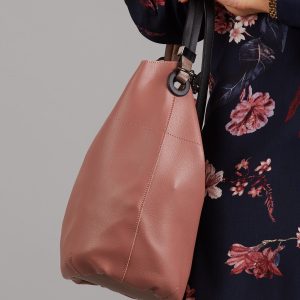 Wholesale Dark pink large bag with pendants