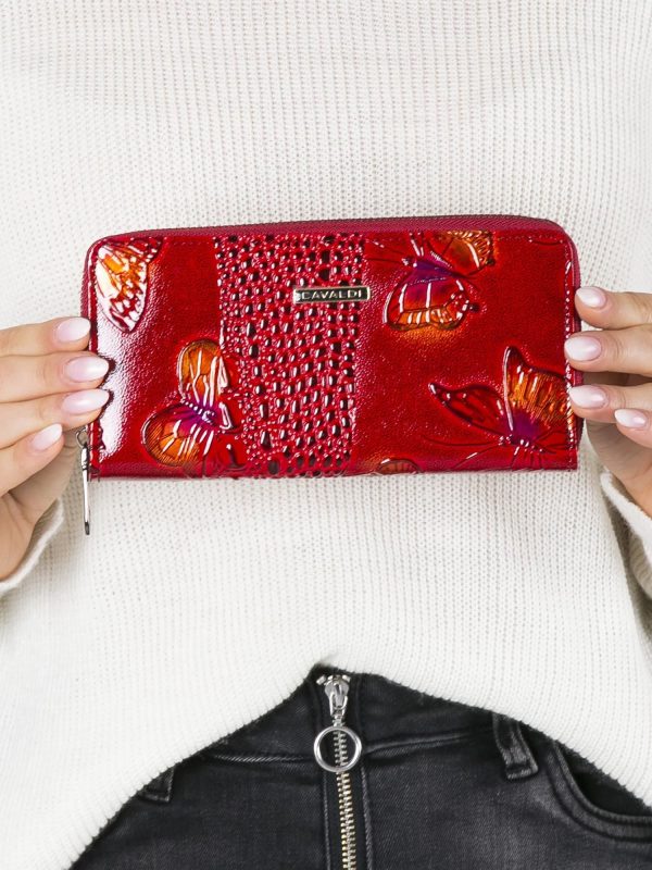 Wholesale Red Women's Butterfly Wallet