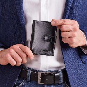 Wholesale Black Men's Leather Wallet