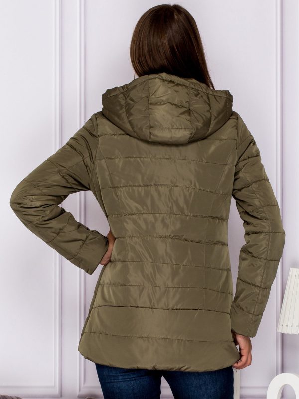 Wholesale Khaki Quilted Transition Jacket