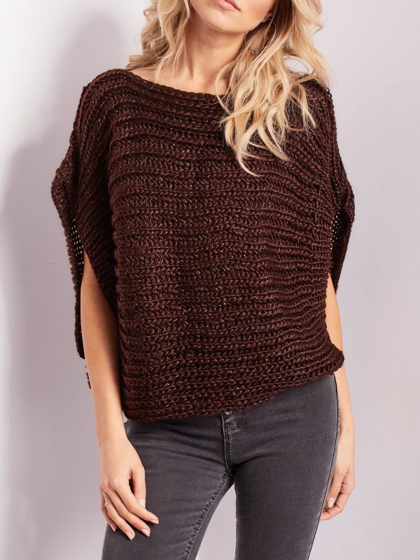 Wholesale Brown sweater vest