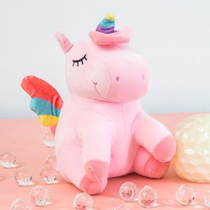 Wholesale Light Pink Plush Unicorn