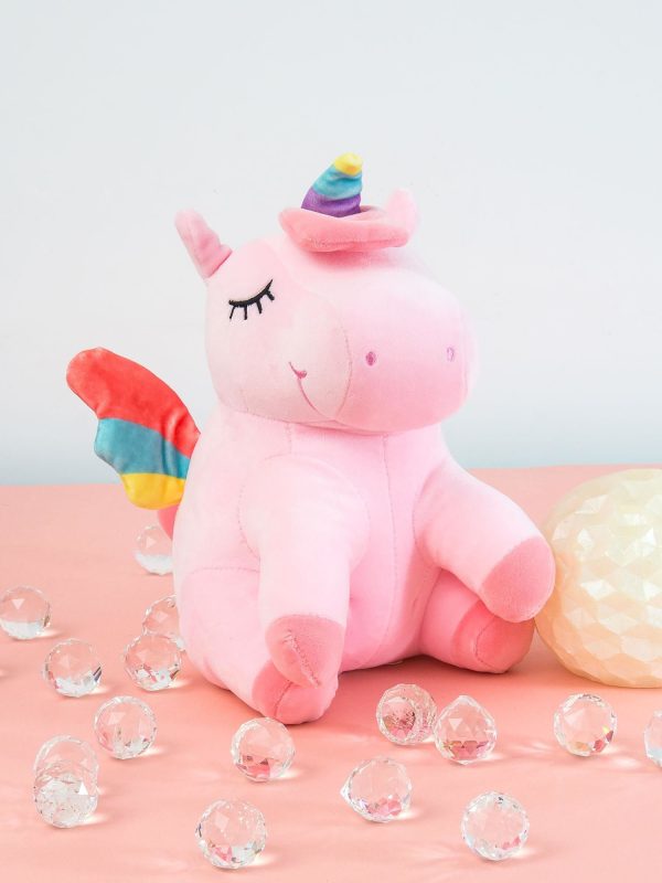 Wholesale Light Pink Plush Unicorn