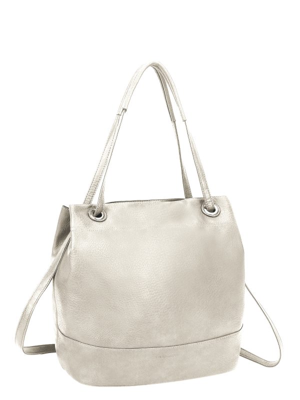 Wholesale Beige elegant shopper bag LUIGISANTO