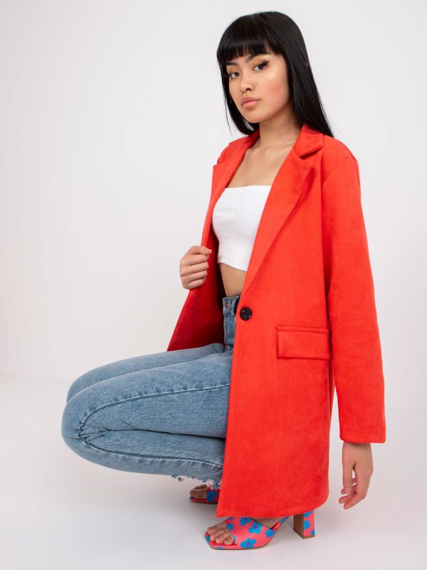 Wholesale Coral jacket with eco suede Irmina