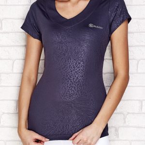 Wholesale Graphite t-shirt with embossed texture PLUS SIZE