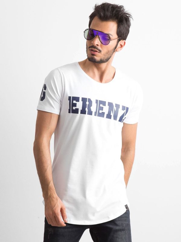 Wholesale White T-shirt for men with inscription