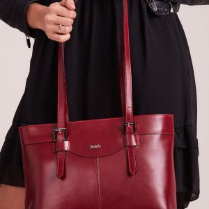 Wholesale Cherry Elegant Handbag Behind Leather