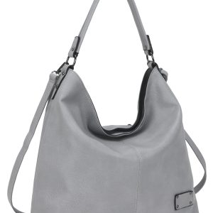 Wholesale LUIGISANTO grey shopper shoulder bag