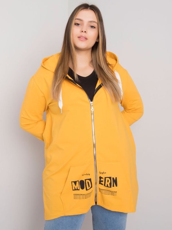 Wholesale Yellow Plus Size Hoodie Adelaide