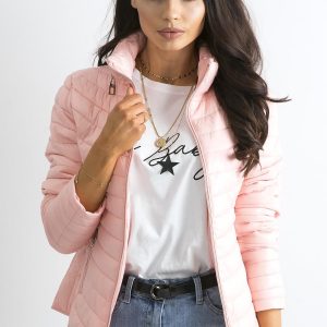 Wholesale Light Pink Quilted Transition Jacket