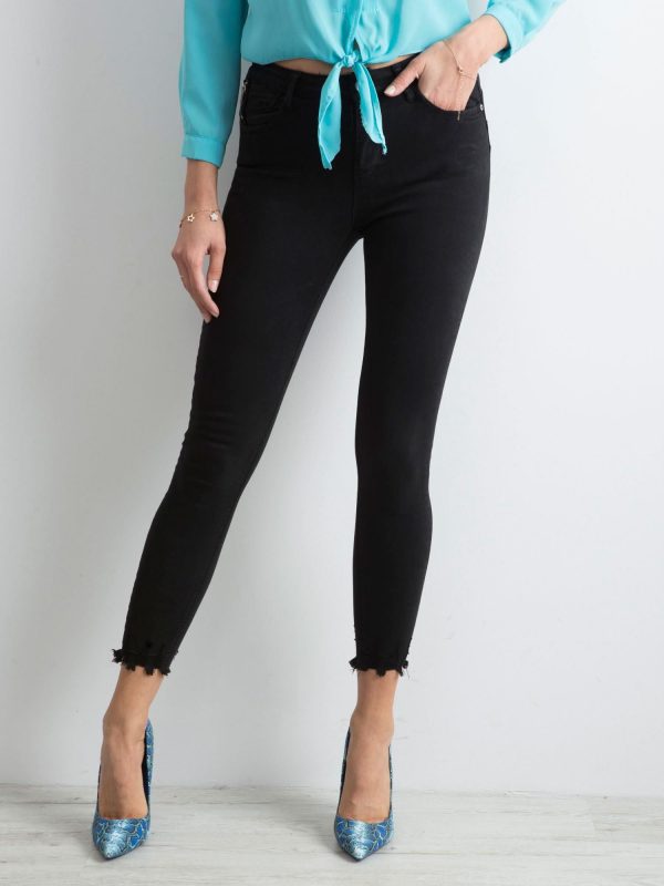 Wholesale Black skinny jeans push up