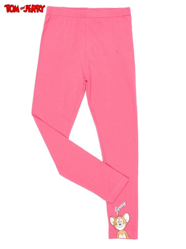 Wholesale Fuchsia leggings for girl TOM AND JERRY