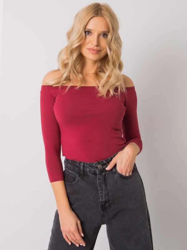 Wholesale Burgundy blouse Live