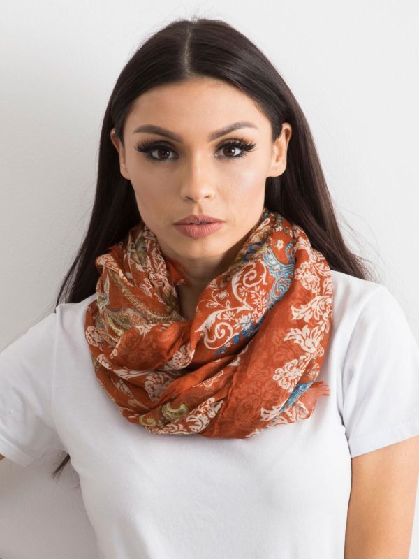 Wholesale Light brown wrap with print