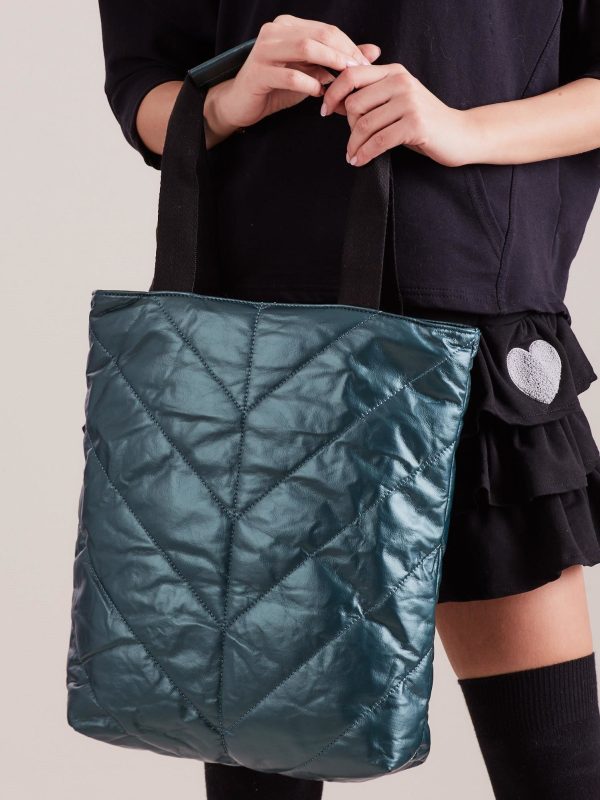 Wholesale Green quilted bag