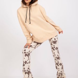 Wholesale Beige sweatshirt basic Tenerife