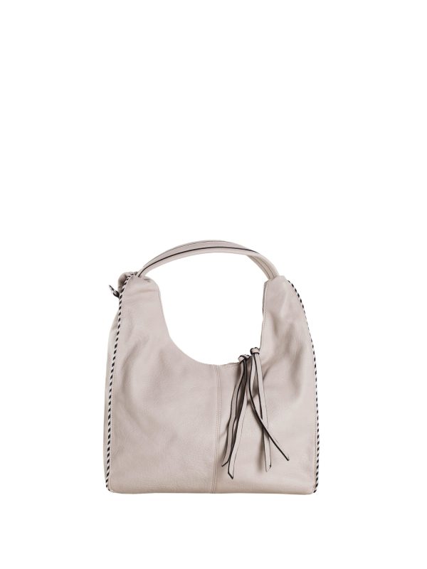 Wholesale Beige Damen Hobo-Tasche mit Henkel