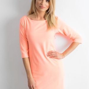 Wholesale Fluo orange cotton dress