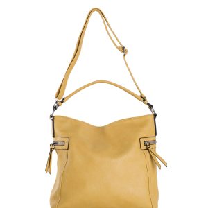 Wholesale Dunkelgelbe Damen Schultertasche with abnehmbarem Riemen