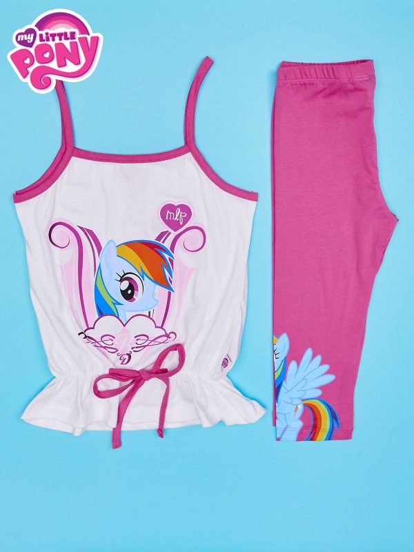 Wholesale White sleeping set for girl MY LITTLE PONY