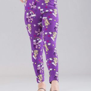 Wholesale Purple My Little Pony Print Girl Leggings