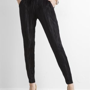 Wholesale Black Pleated Pants