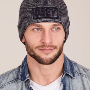 Wholesale Grey Men's Hat with Patch