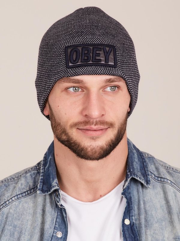 Wholesale Grey Men's Hat with Patch